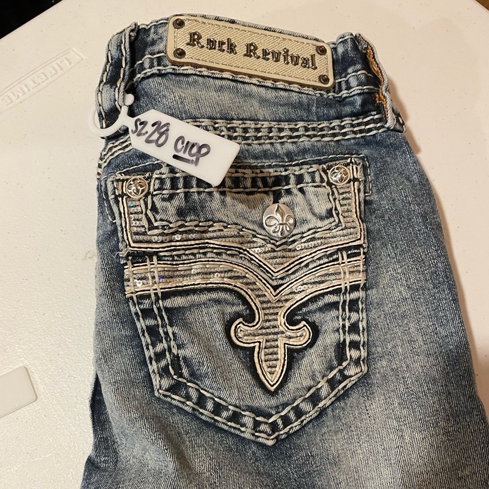 Rock Revival Crop Jeans